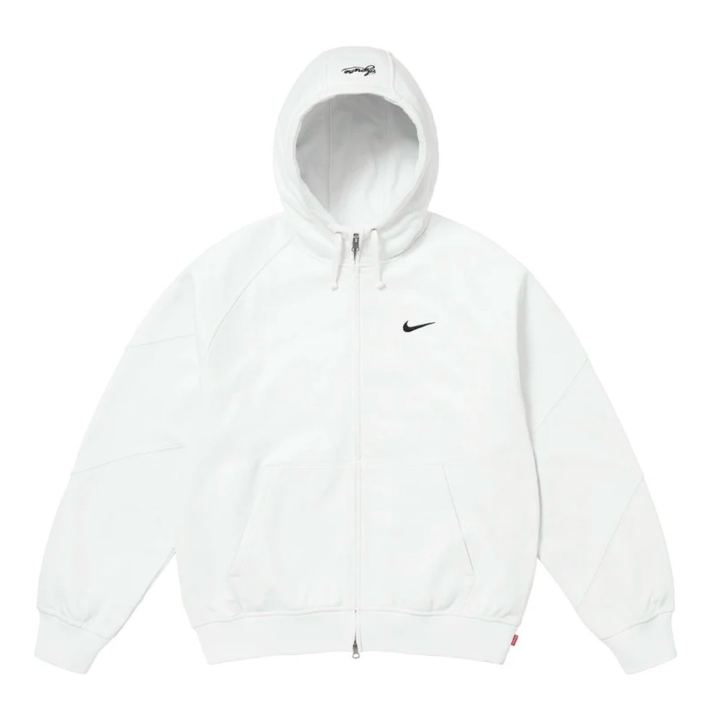 Supreme X Nike White Hoodie